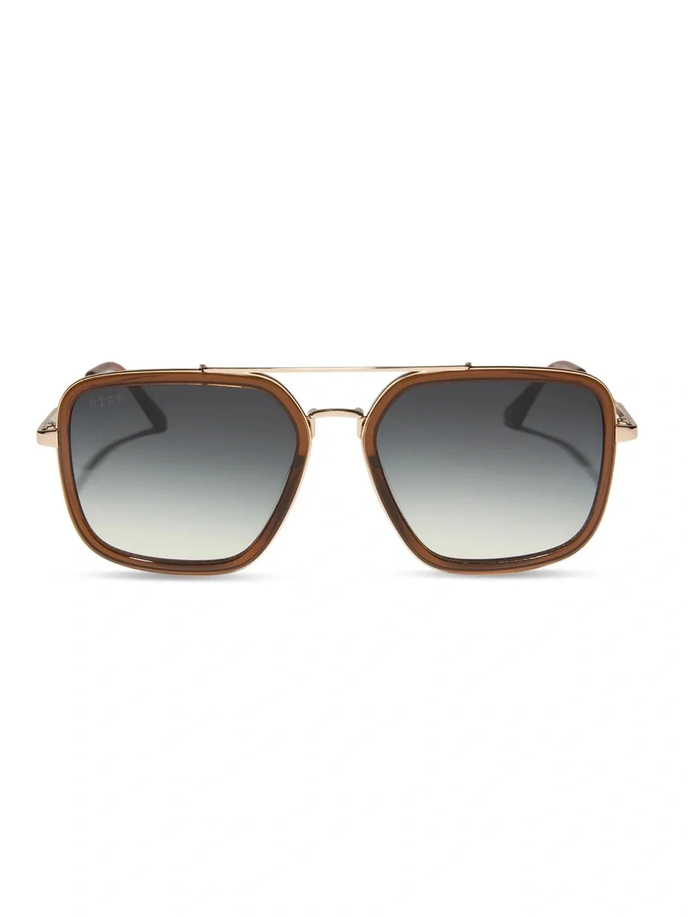 ✨ NEW/ DIFF Charitable Eyewear SUNGLASSES-Jordan : Avatar Style / Whiskey Gold
